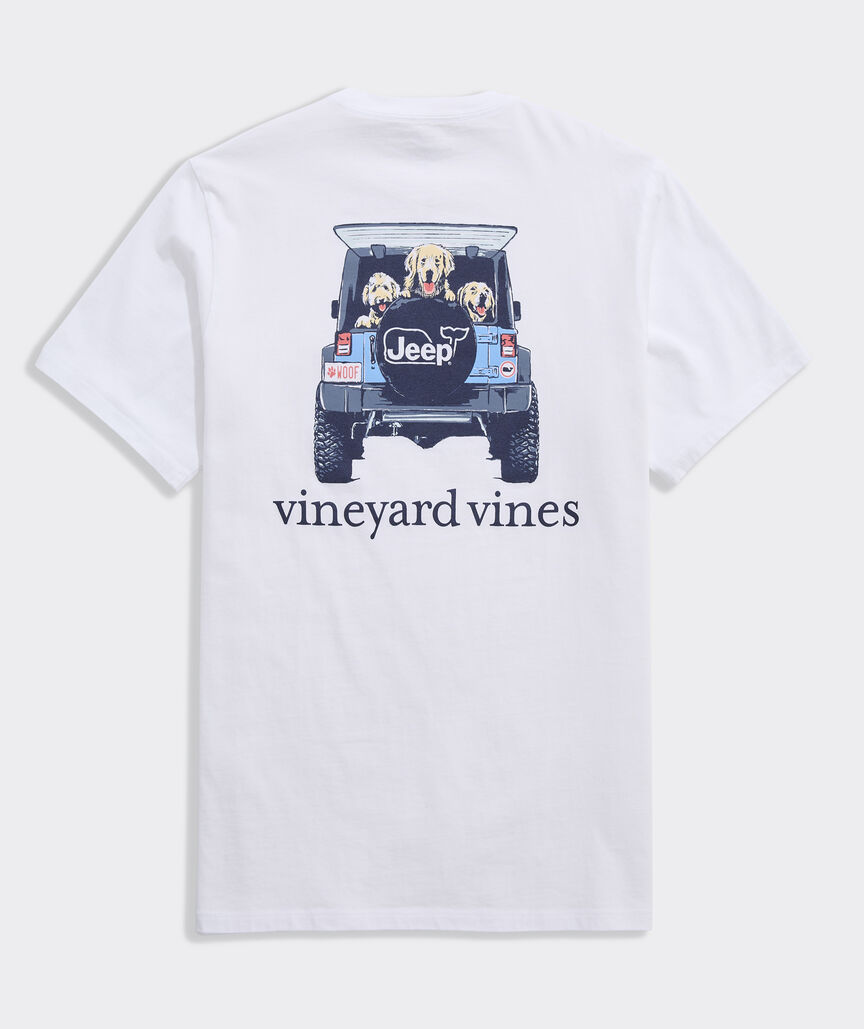 Jeep Collection Road Dogs Short-Sleeve Pocket Tee
