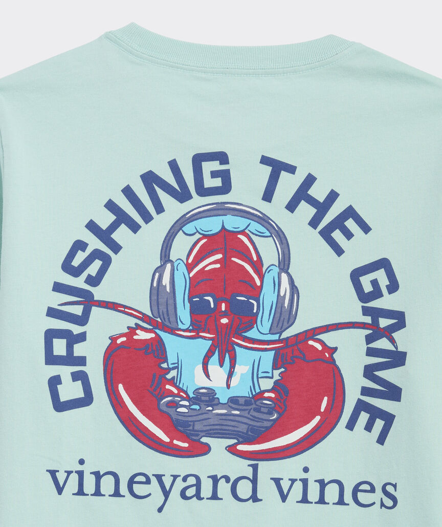 Boys' Crushing The Game Lobster Short-Sleeve Pocket Tee
