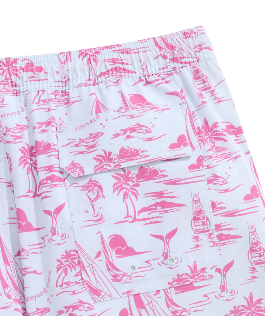 OUTLET 5 Inch Island Bungalow Chappy Trunks