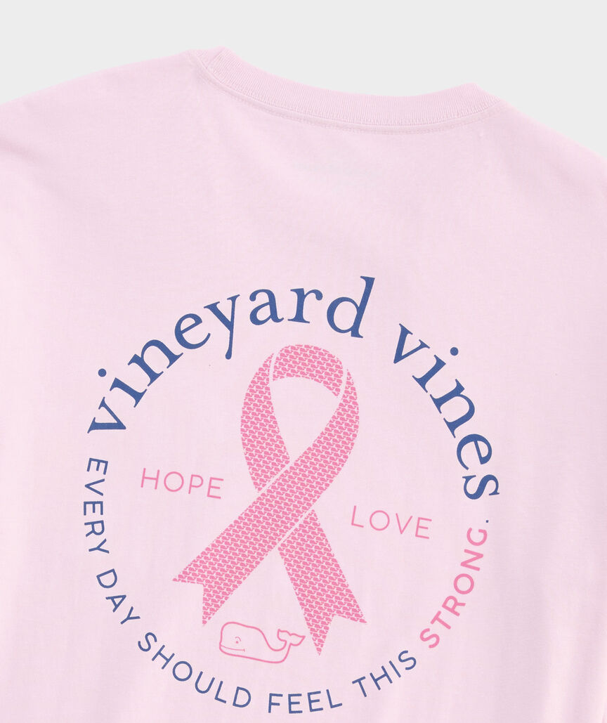 Breast Cancer Awareness Long-Sleeve Pocket Tee