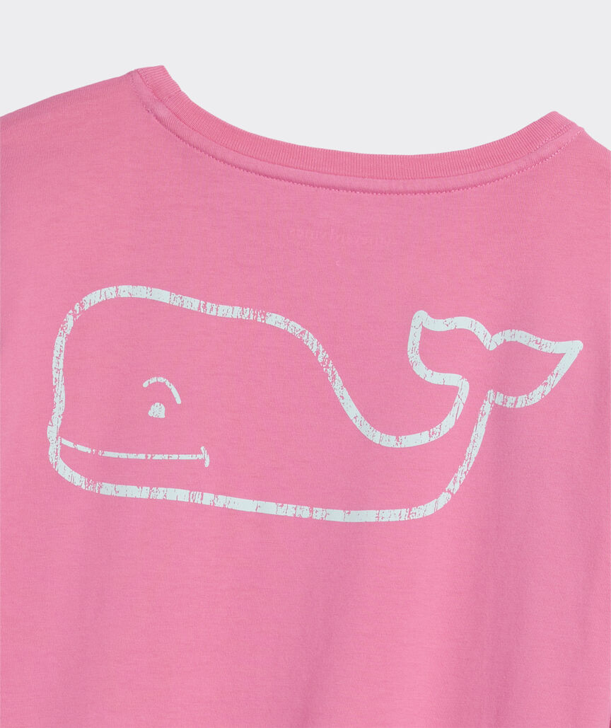 Women's Vintage Whale Long-Sleeve Pocket Tee