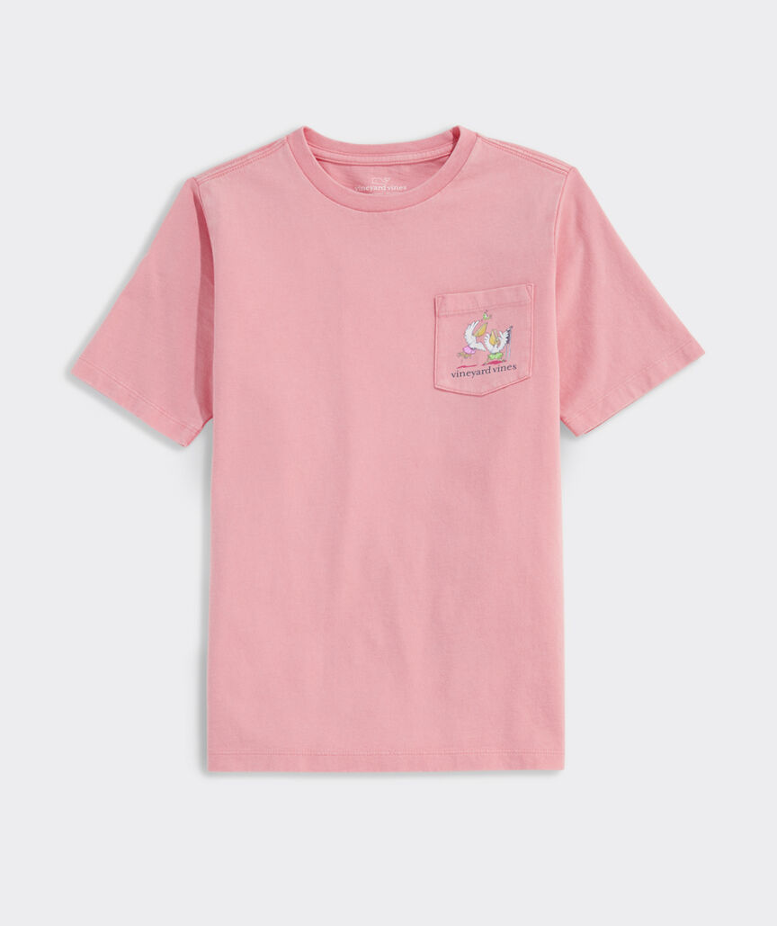 Boys' Drift Dye Pelican Volleyball Short-Sleeve Pocket Tee
