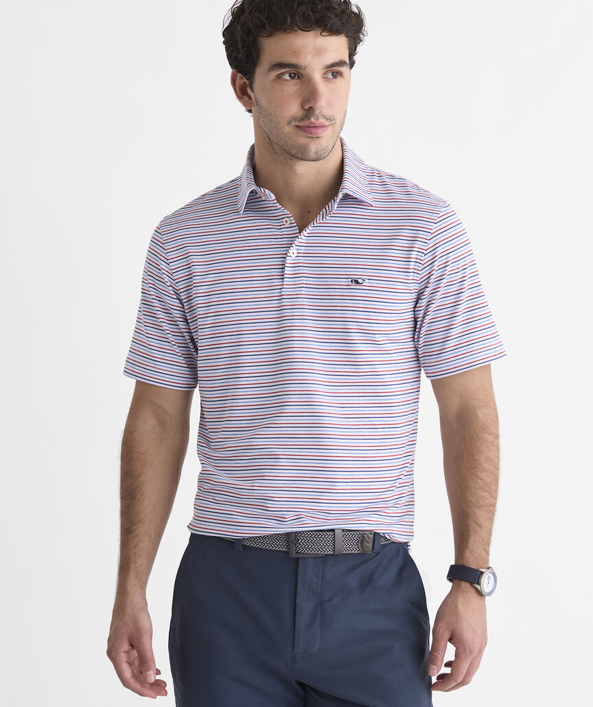 Performance Bradley Stripe Sankaty Polo