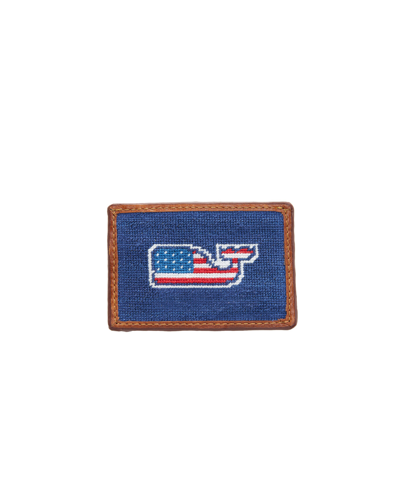 Shop vineyard vines x Smathers & Branson Flag Whale Needlepoint