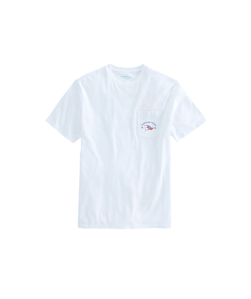 OUTLET Sail Scene Short-Sleeve Pocket Tee