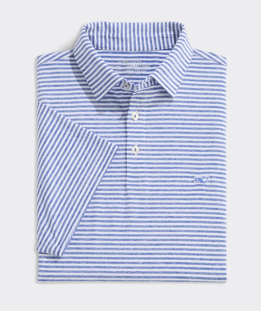 Performance Heathered Winstead Stripe Sankaty Polo