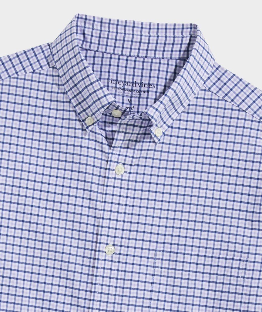 Performance Cotton Tattersall Shirt