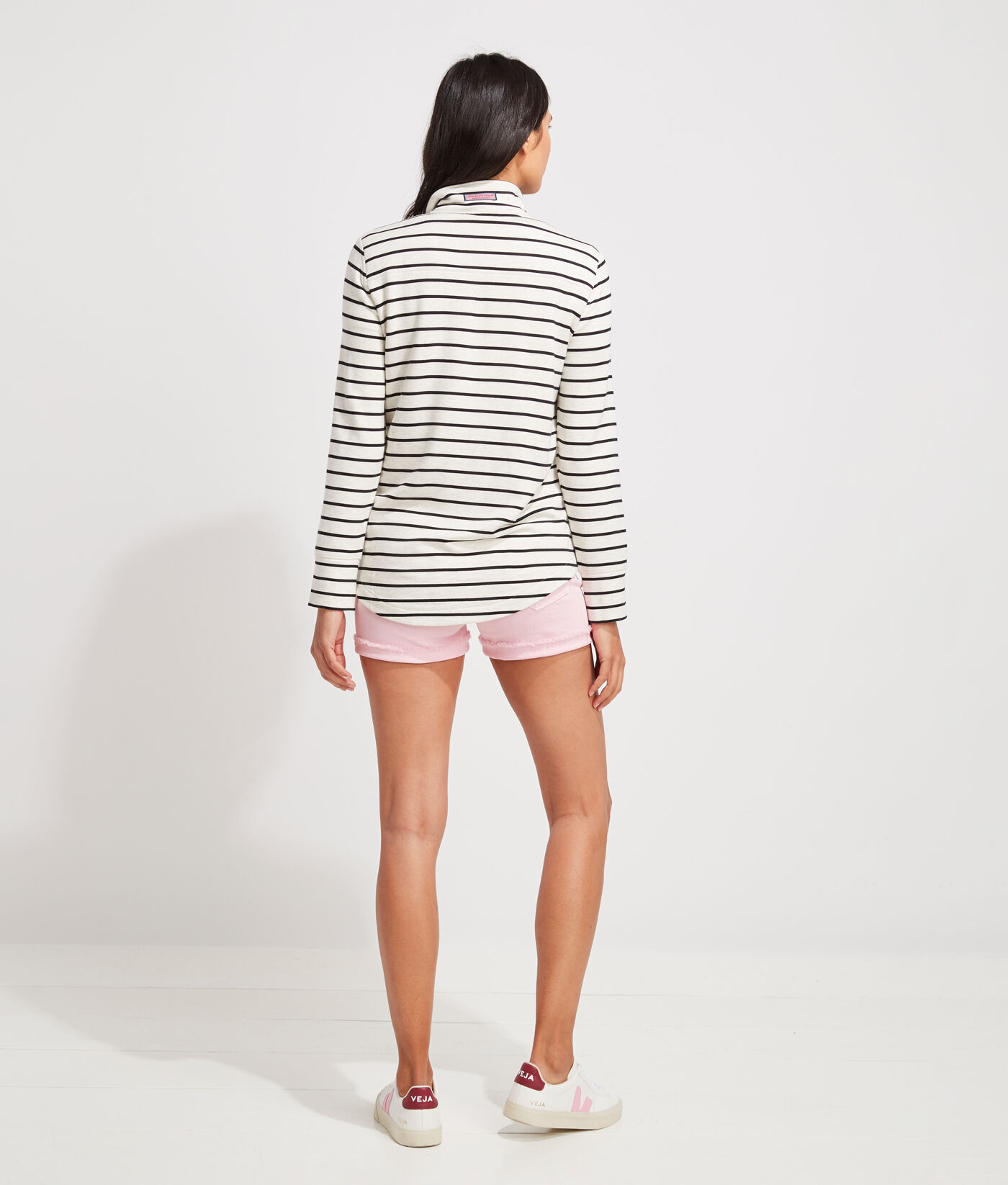 Stripe Shep Shirt 1/4 Zip Pullover