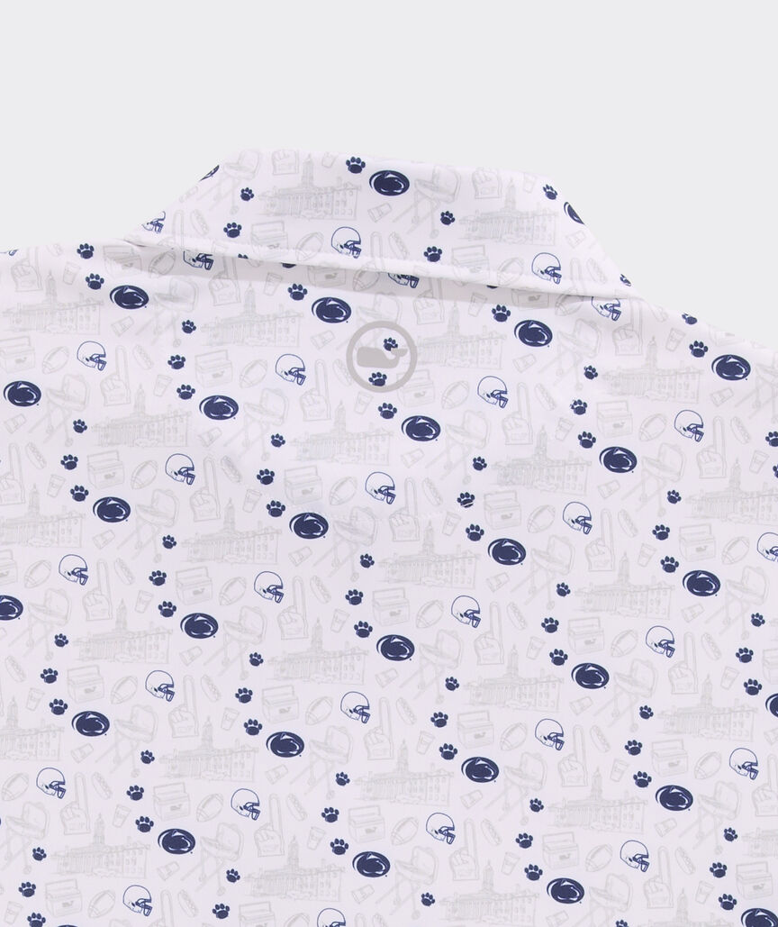 Penn State University Men's Printed Sankaty Polo