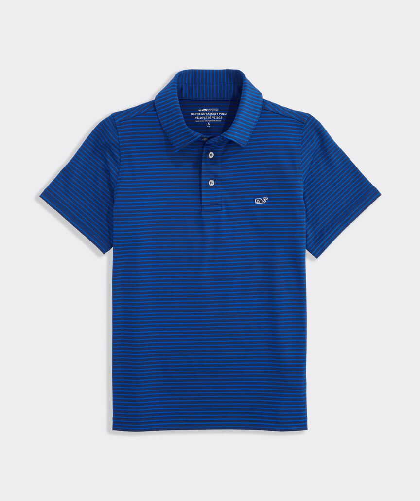 Boys' Performance Bradley Stripe Sankaty Polo