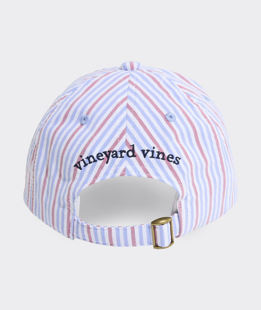 Girls' Harbor Seersucker Baseball Hat