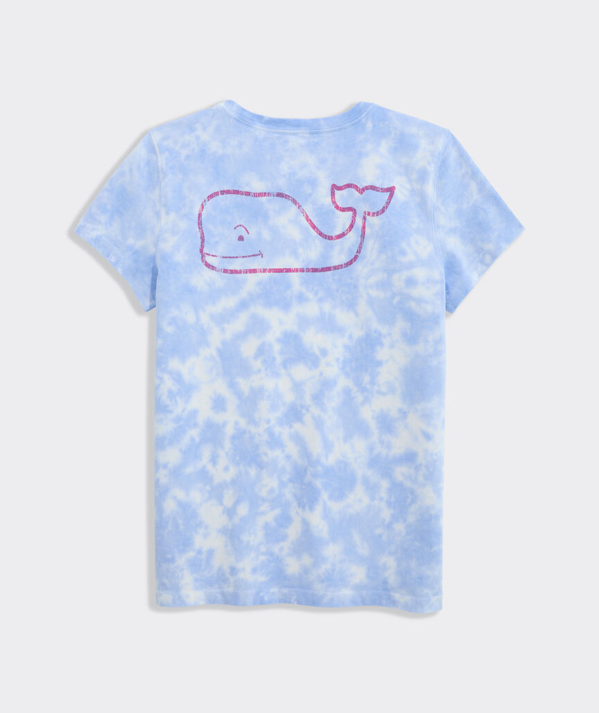 Girls' Vintage Whale Tie-Dye Short-Sleeve Tee