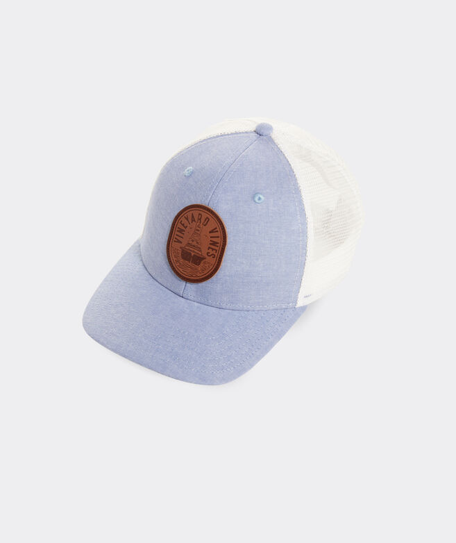 Blue Waters Leather Patch Trucker