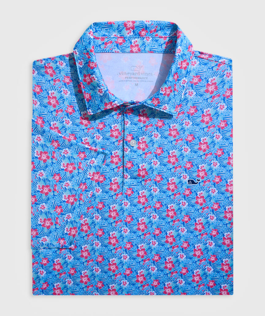 OUTLET Performance Vintage Floral Polo