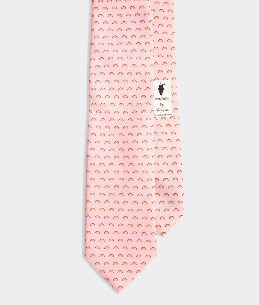 Limited-Edition Pride Rainbows Printed Tie