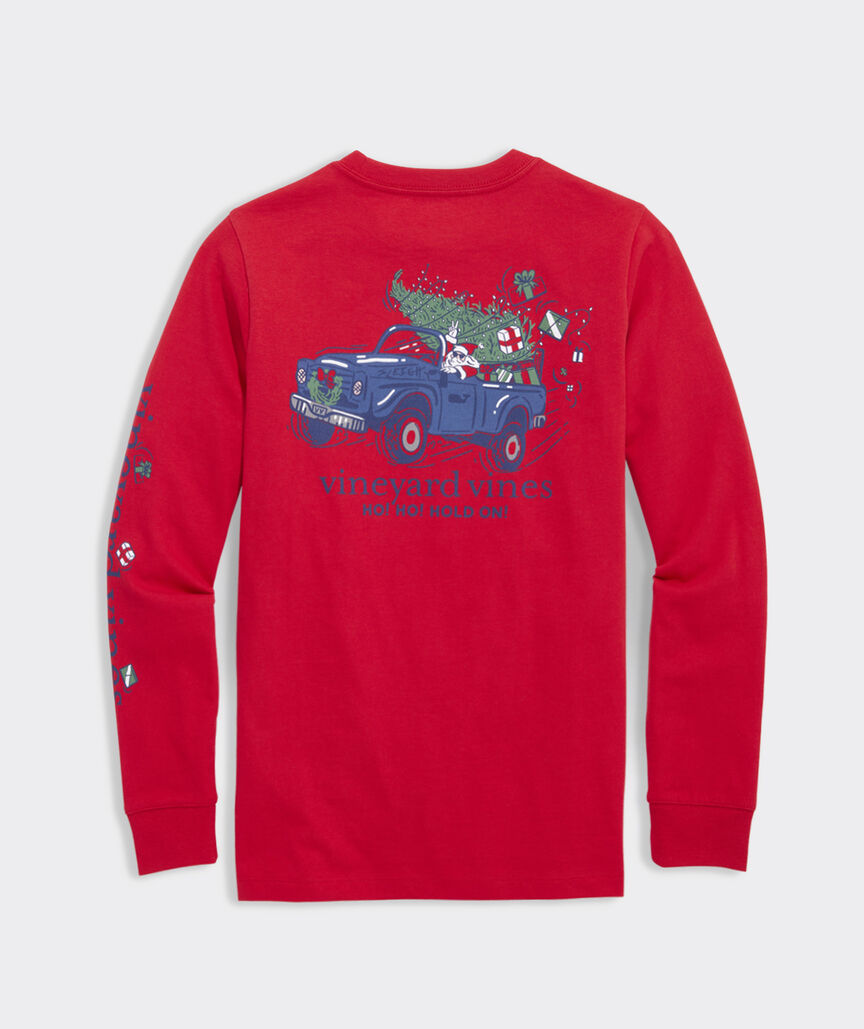 Boys' Ho Ho Hold On Long-Sleeve Tee