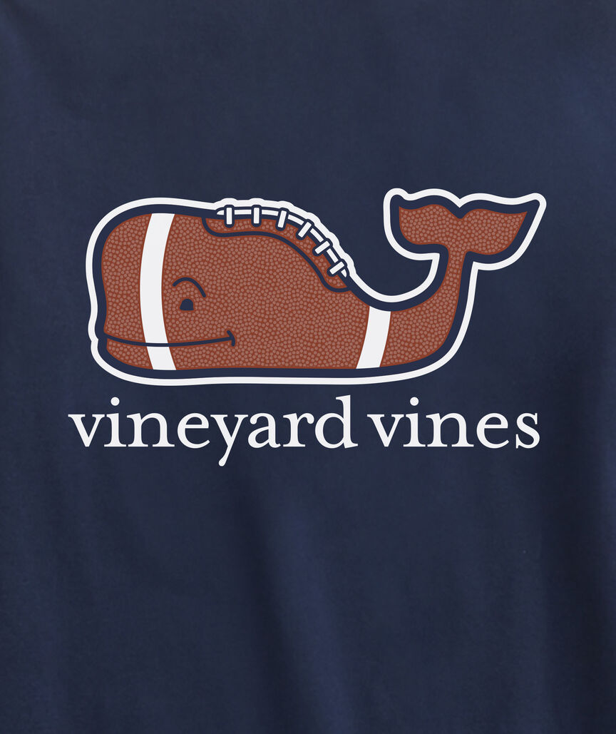 OUTLET Football Whale Long-Sleeve Pocket Tee