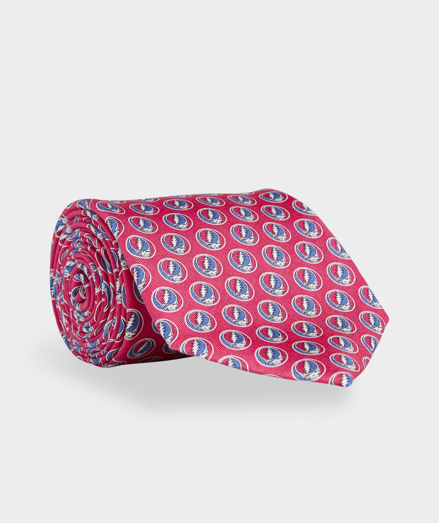 Grateful Dead x vineyard vines Stealie Silk Tie