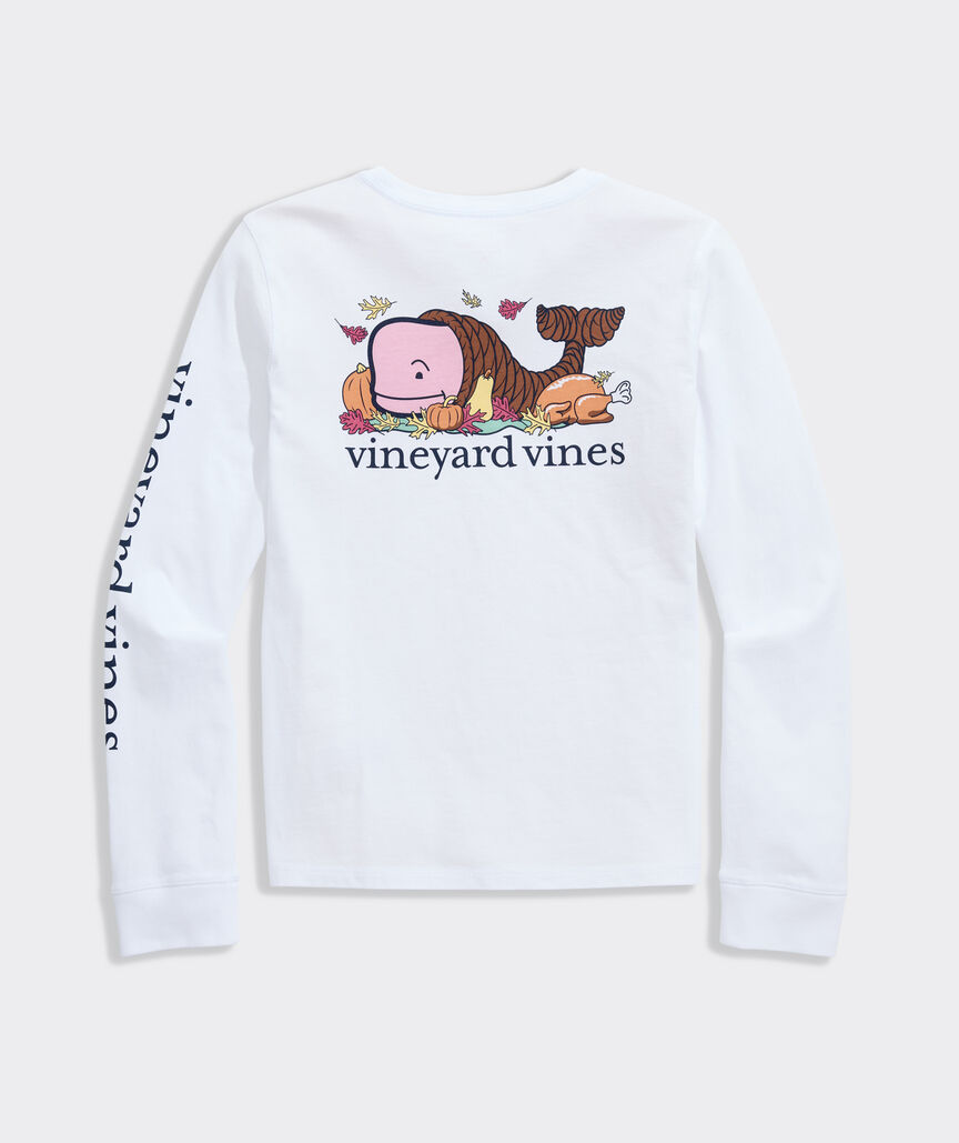 Girls' Cornucopia Whale Long-Sleeve Pocket Tee