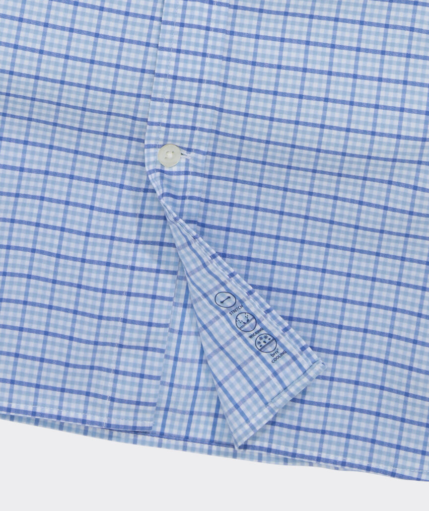Performance Cotton Catamaran Check Shirt
