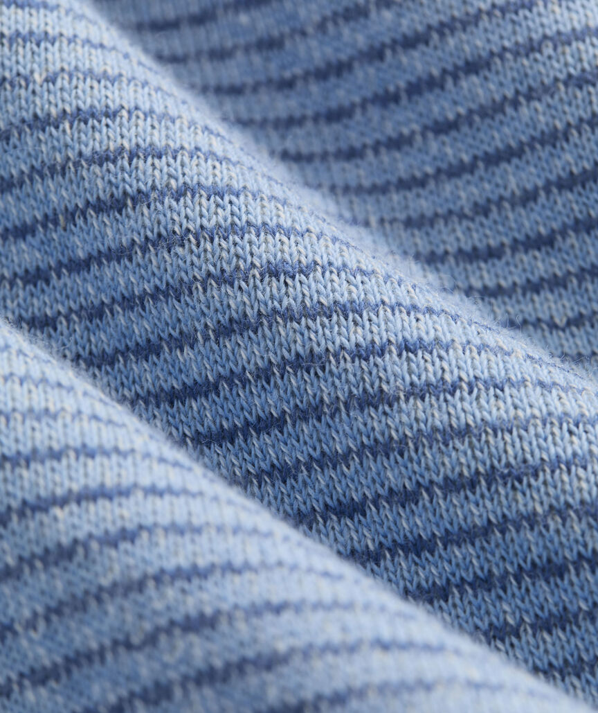 Tidal Terry Button Mockneck