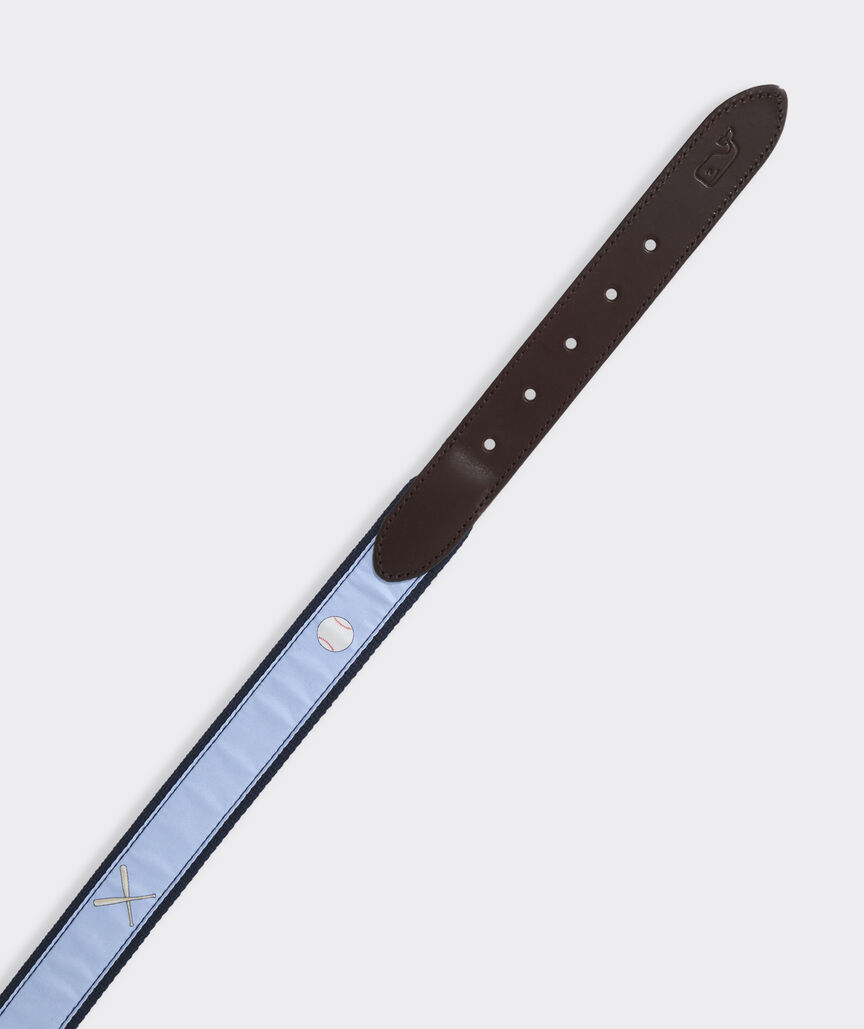 Boys' Baseball Canvas Club Belt