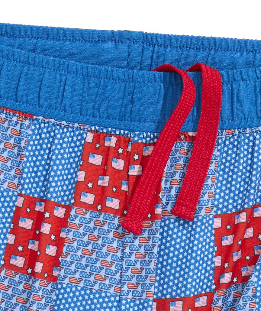 OUTLET Boys' Americana Patchwork Lacrosse Shorts