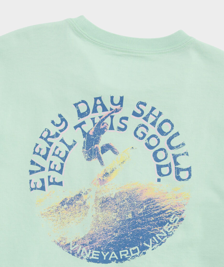 EDSFTG Surfer Poster Short-Sleeve Pocket Tee