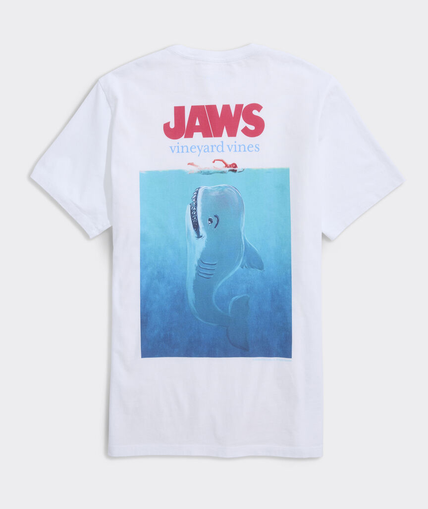 JAWS x vineyard vines Poster Short-Sleeve Pocket Tee