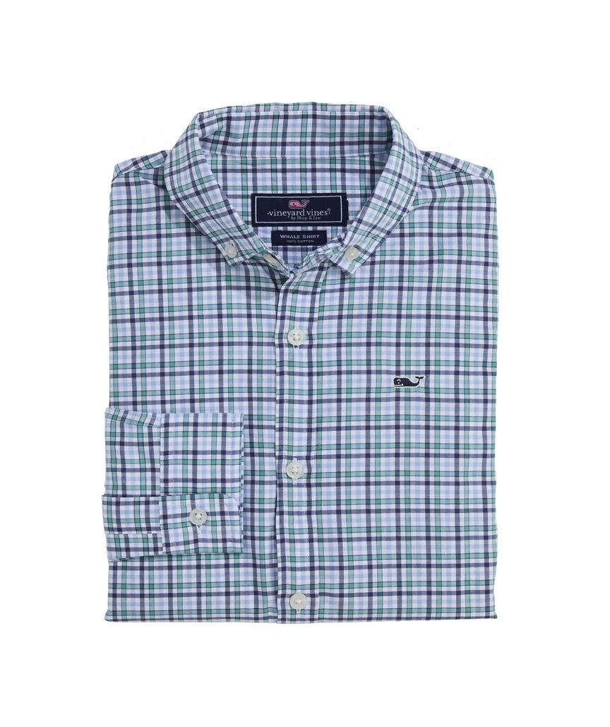 OUTLET Boys' Poplin Plaid Shirt