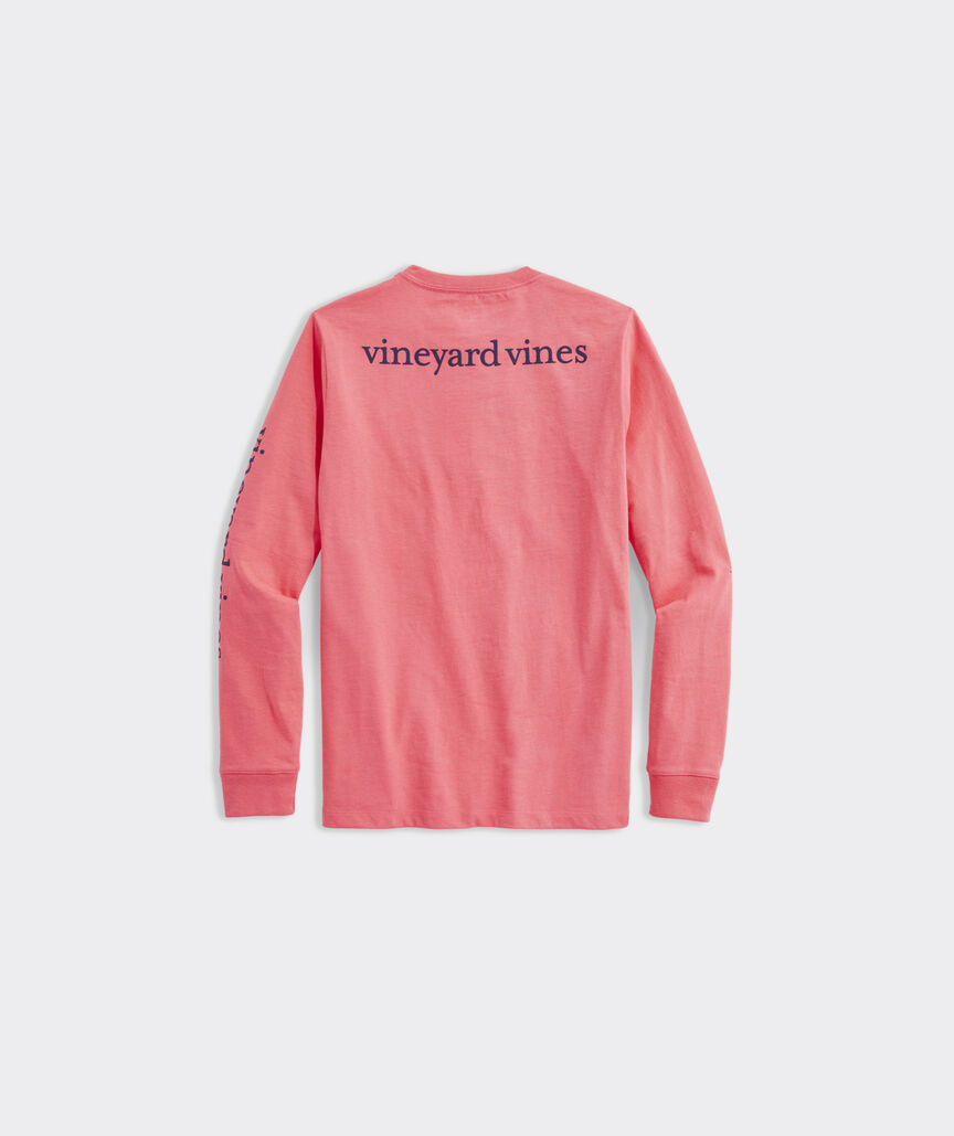 Boys' Baseball Whale Long-Sleeve Tee