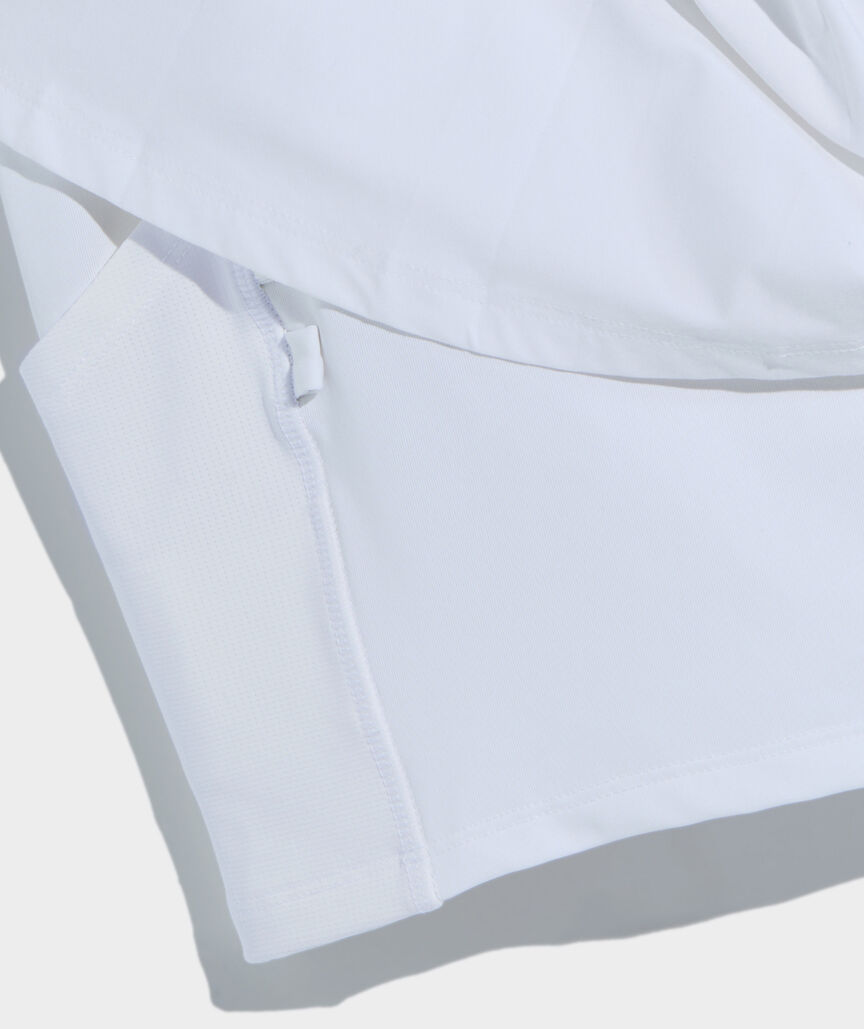 Mid-Rise Performance Pleated Skort