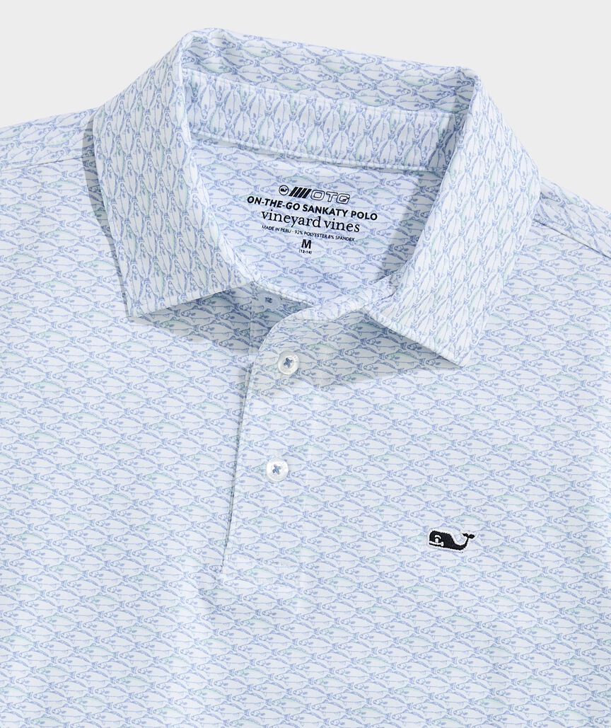Boys' Printed Sankaty Performance Polo