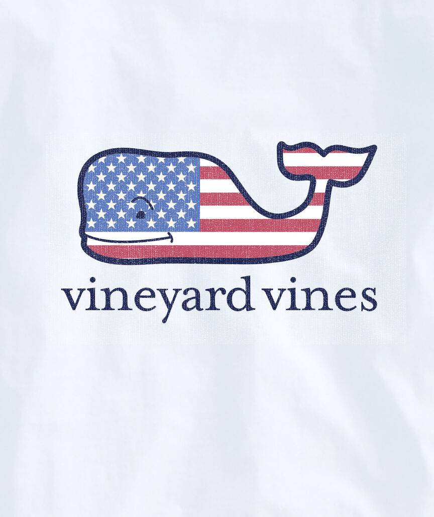 OUTLET Flag Whale Long-Sleeve Pocket Tee