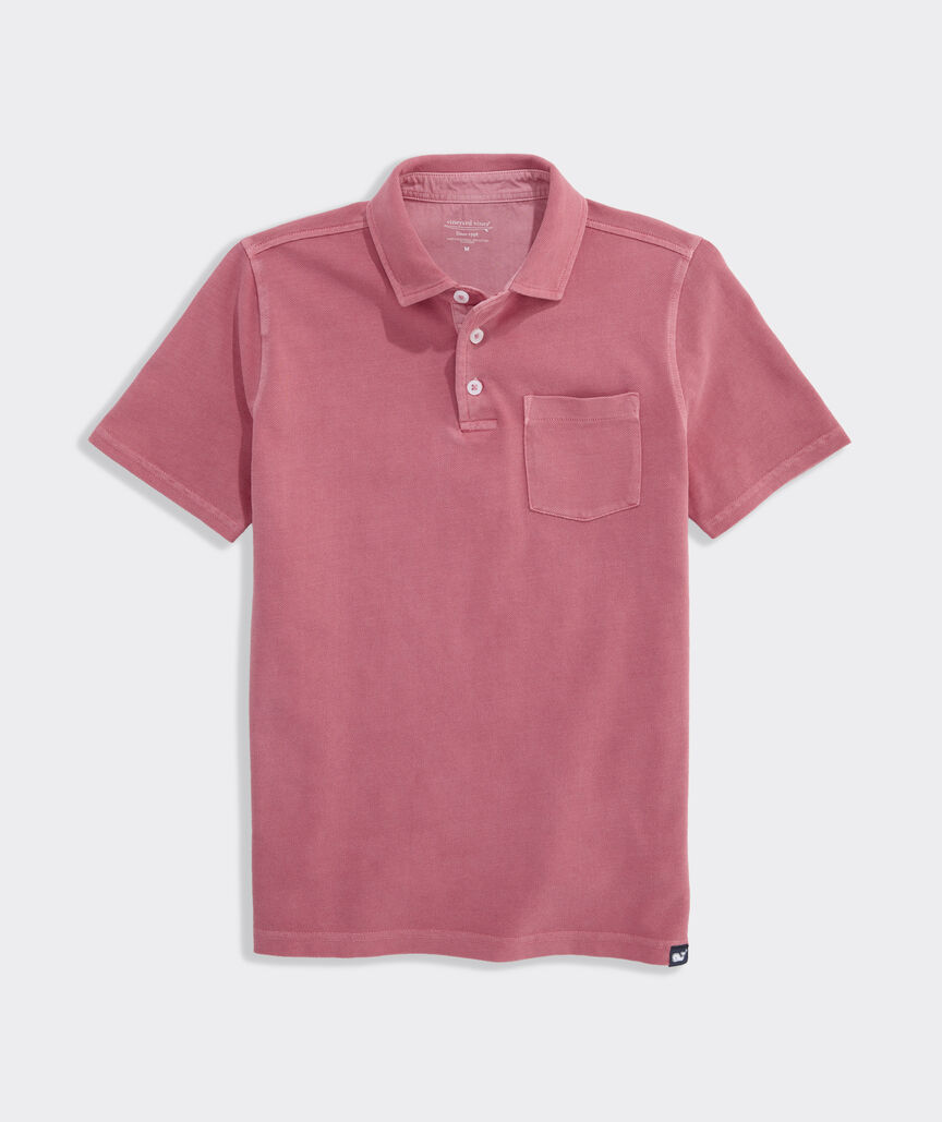Boys' Lived-In Pique Polo