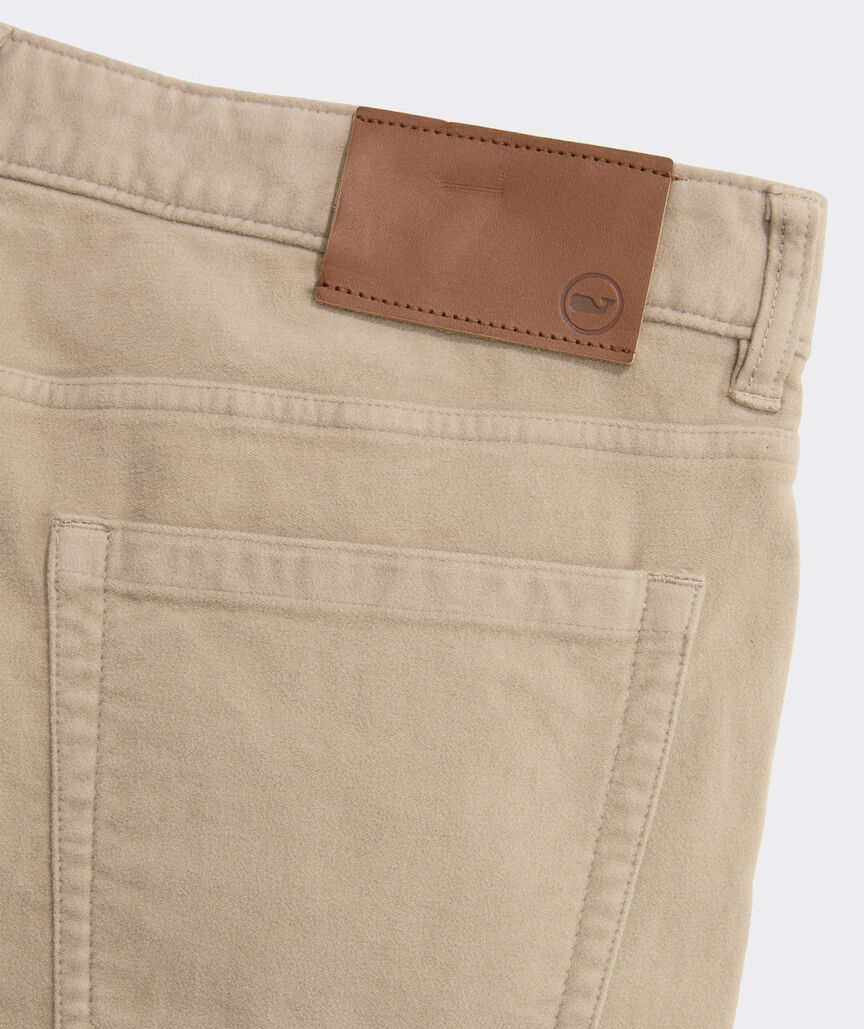 Brushed Cotton 5-Pocket Pants