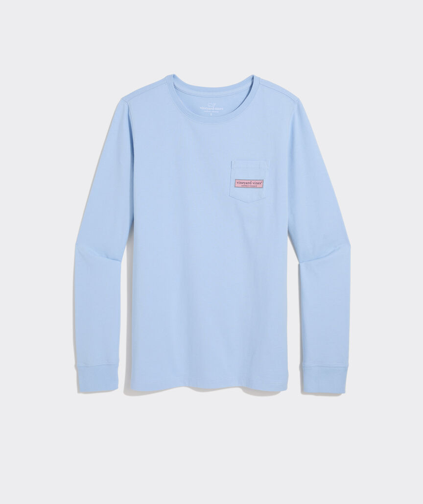 Women's Classic Logo Box Long-Sleeve Pocket Tee
