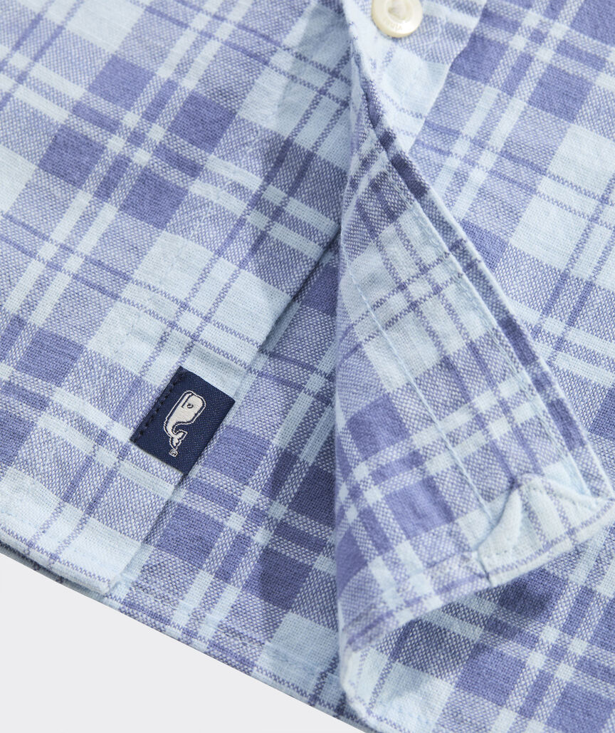 Hummock Pond Plaid Island Cotton Shirt