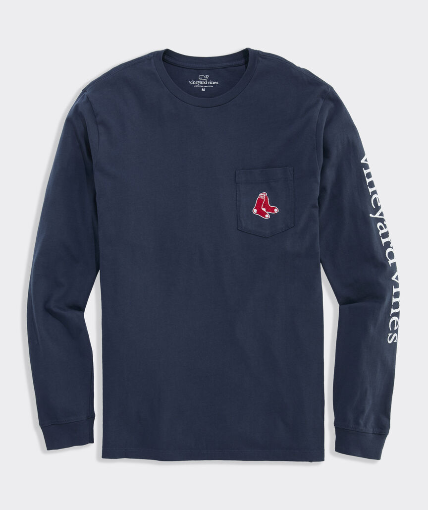 Boston Red Sox Green Monster Long-Sleeve Pocket T-Shirt