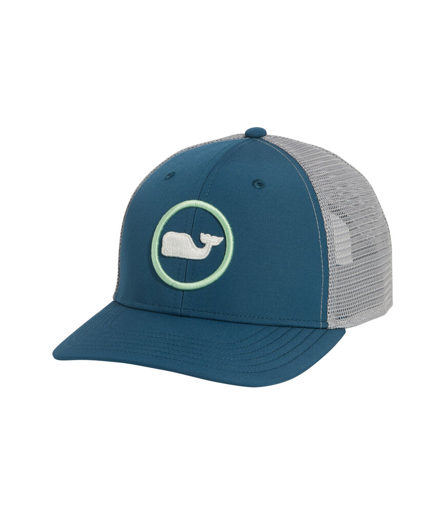 OUTLET Whale Dot Performance Trucker Hat