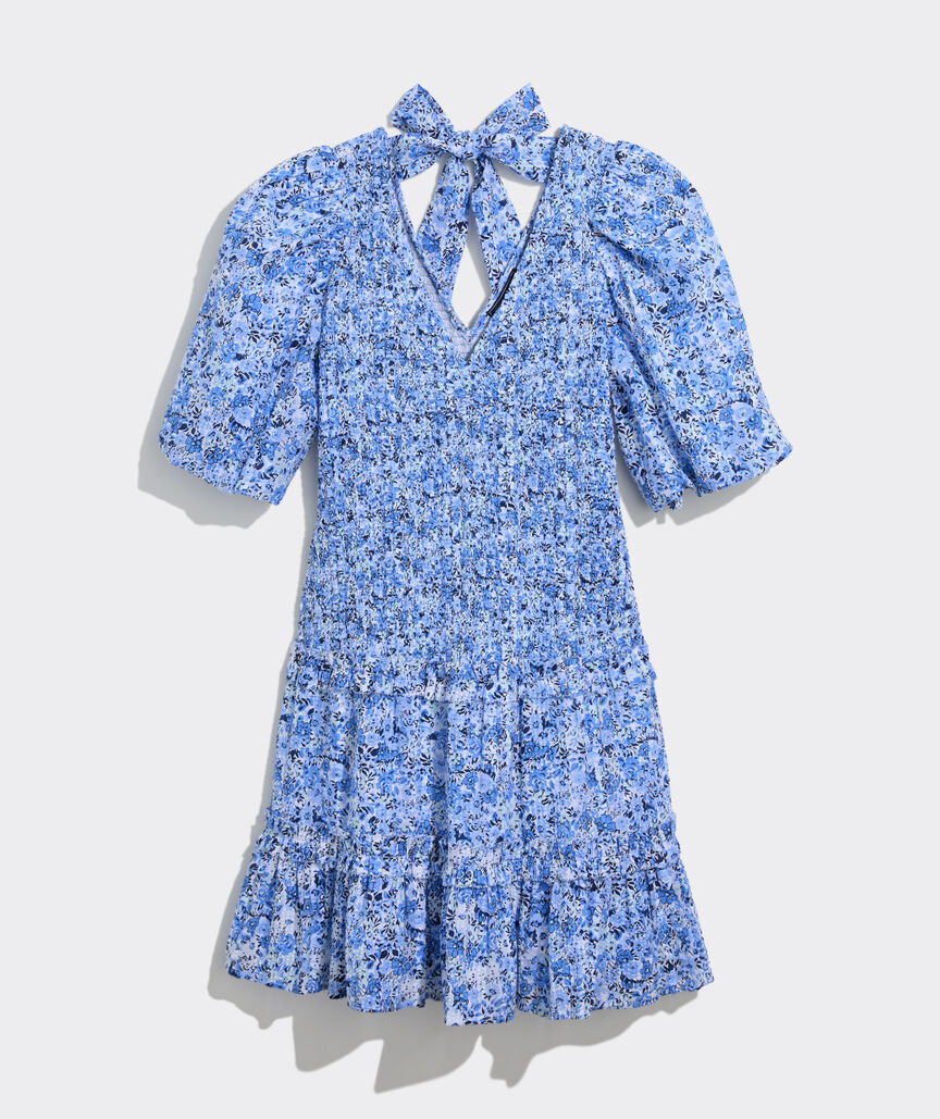 Kentucky Derby Women's Smocked Mini Dress