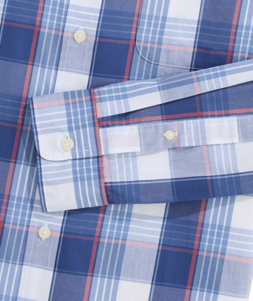 Barrington Plaid Perfect Wash Poplin Shirt