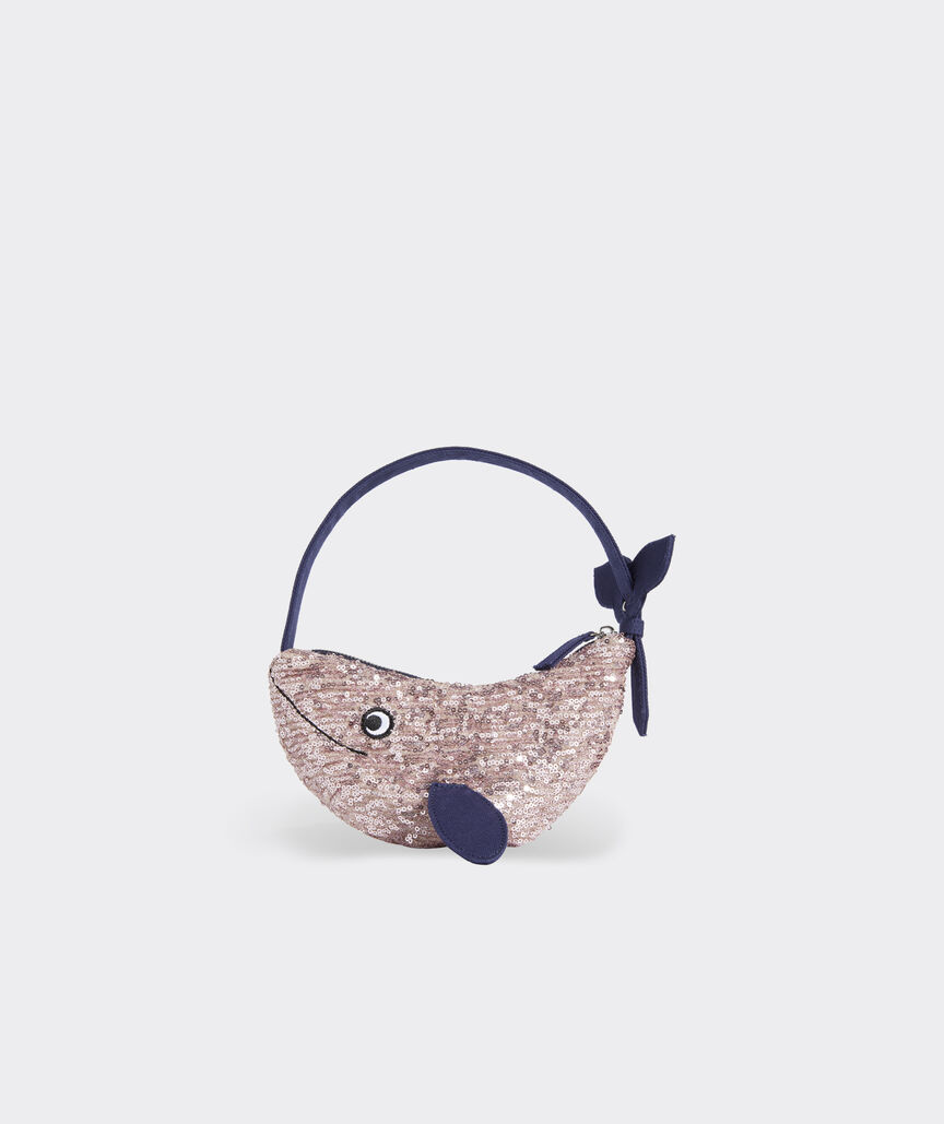Girls' Sequin Whale Bag