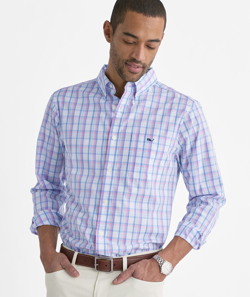 Tipsy Turtle Plaid Perfect Wash Poplin Shirt