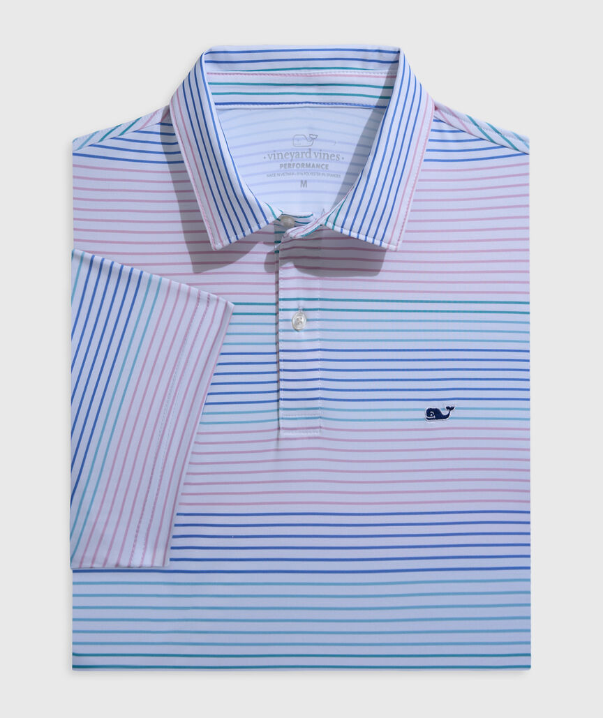 OUTLET Performance Harborview Stripe Polo