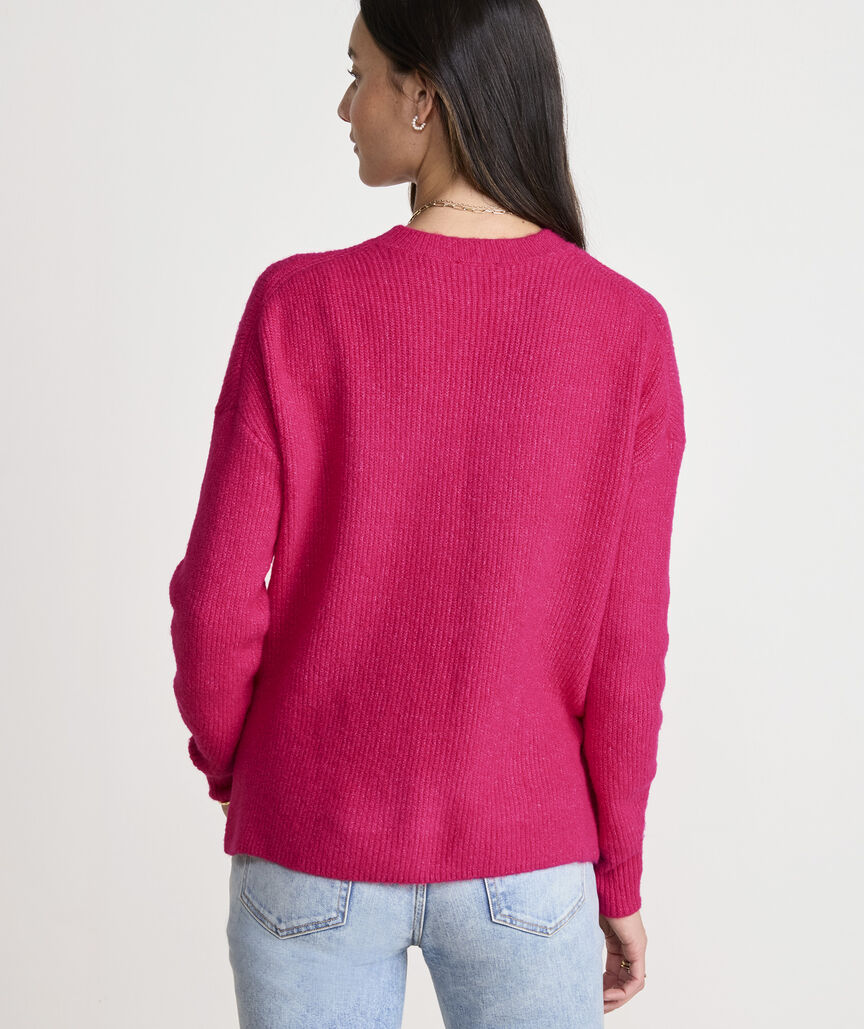 Ribbed Crewneck Sweater