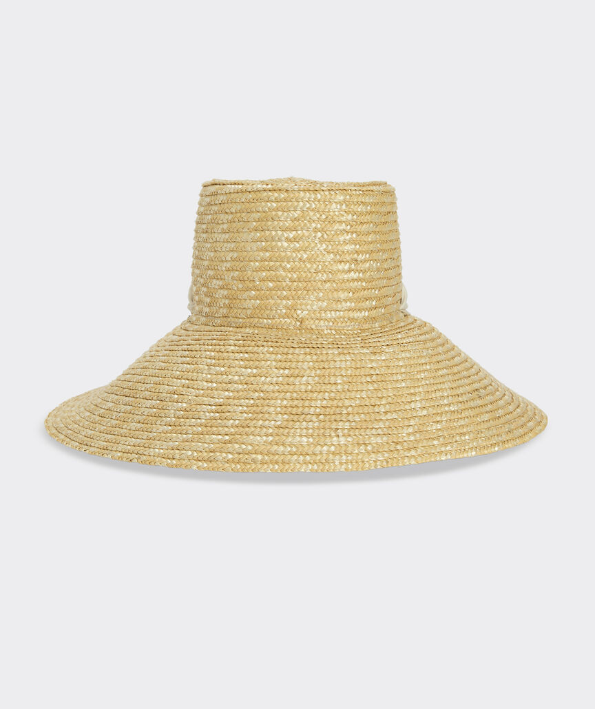 Straw Hat With Ribbon