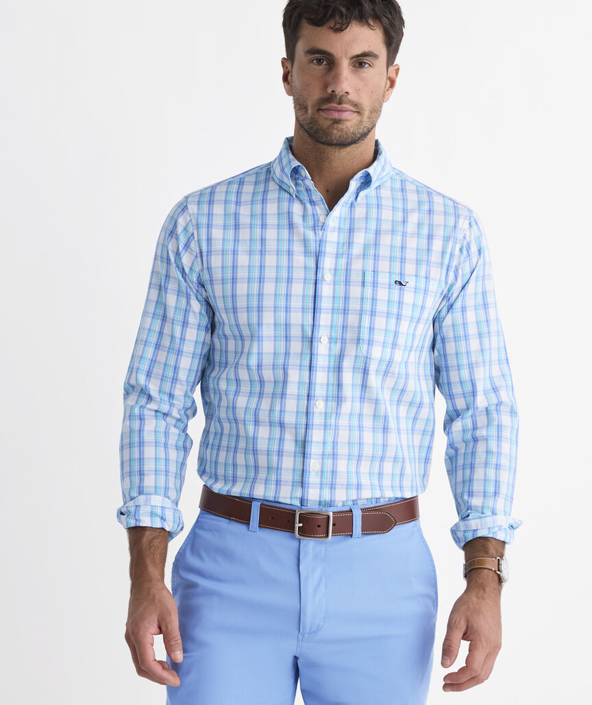Tipsy Turtle Plaid Perfect Wash Poplin Shirt