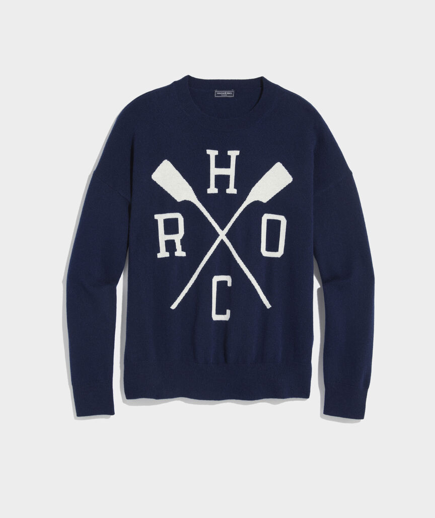 Women's Limited-Edition Head Of The Charles® Intarsia Cashmere Crewneck Sweater