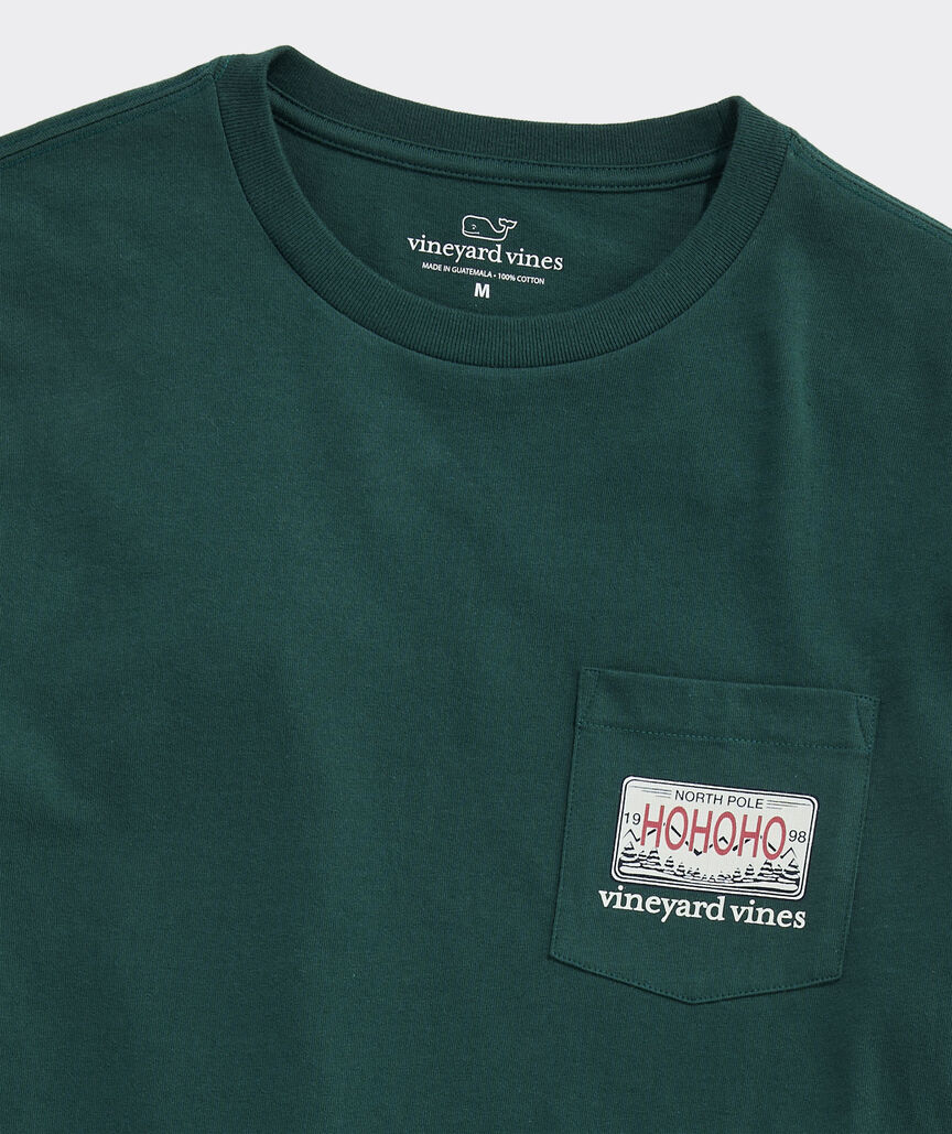 Ho Ho Ho Drive Long-Sleeve Pocket Tee